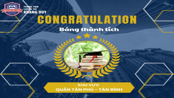 Bảng thành tích KHU VỰC TÂN PHÚ TÂN BÌNH 2023